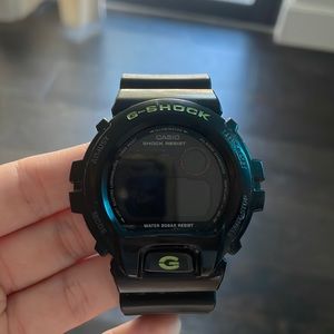 Black and green Casio G Shock